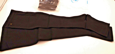 NEW Black Toeless Compression Socks S/M Knee High Elastic Stretch Open Toe 2 pr