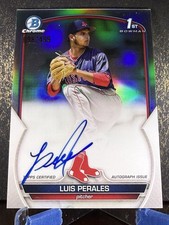2023 Luis Perales Bowman Chrome 1st Bowman Refractor Auto #CPA-LP 98/499