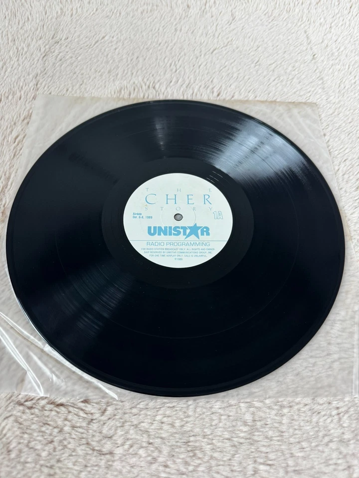 Rare CHER Story HOT ROCKS 2LP Radio PROMO Show 1989 United Stations Programming - Image 4 of 4