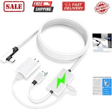 Design 16FT Link Cable for Quest 3S/3, Quest 2, Quest Pro, with Separate Char...