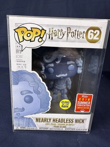 Funko Pop! Harry Potter Nearly Headless Nick #62 (GITD) 2018 Summer Convention