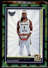 Myisha Hines-Allen #65 2025 Donruss WNBA Green Shimmer