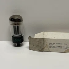 1 x 5V4ga Sylvania Tube NOS Electron Tube TV Radio Amp