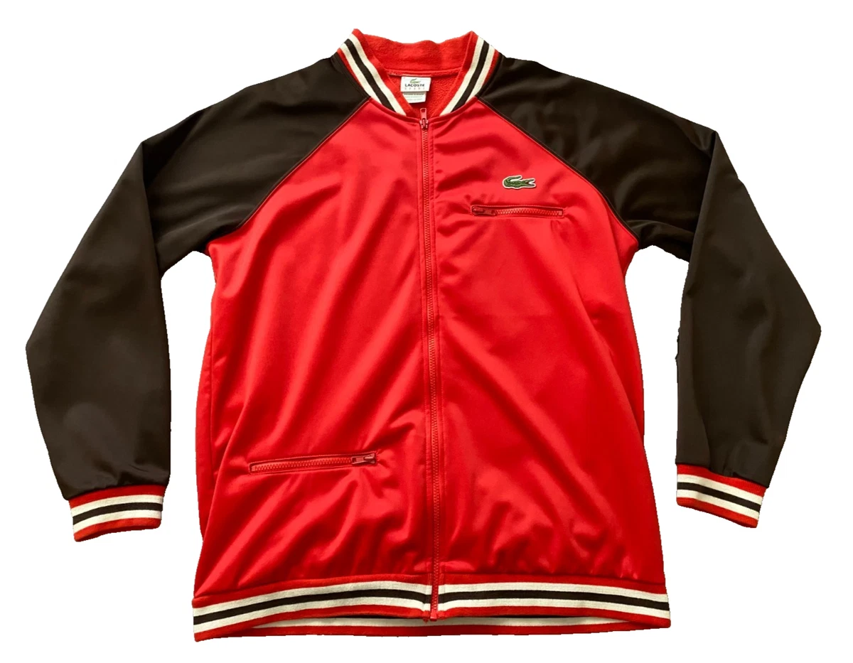 Lacoste Red Coats, Jackets & Vests Polyester Outer Shell for Men