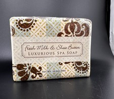 Greenwich Bay 10.5oz 300g Fresh Milk  Shea Butter Luxurious Spa Soap USA NWT