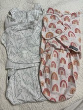 Lot Of Two Infant Swaddles 0-3 Months Halo Swaddle Me