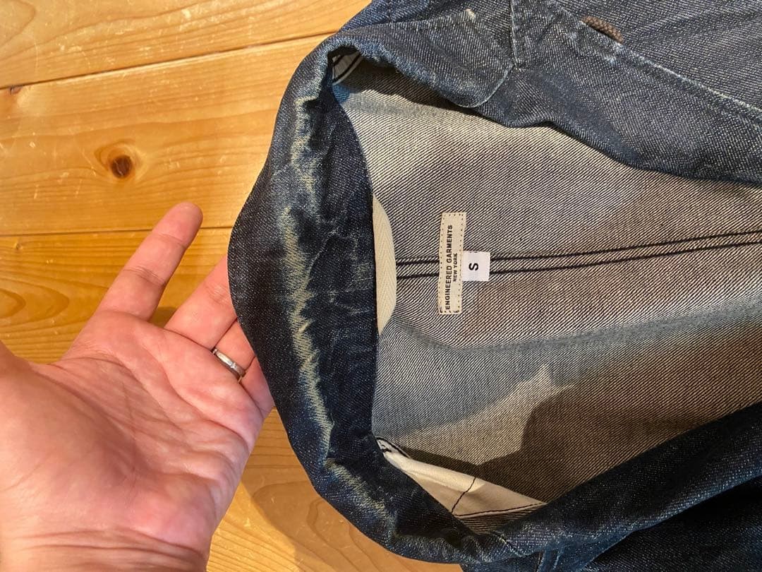 Engineered Garments Denim Jacket 3Btn Work Casual… - image 4