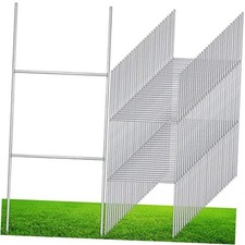 Pcs H Stakes for Yard Signs 16.5'' x 7'' Heavy Duty Metal H Frame Wire 200