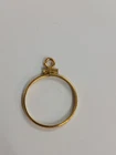 14K Gold Filled Bezel coin edge for US Liberty $2.50 Gold Coin (1840-1907)