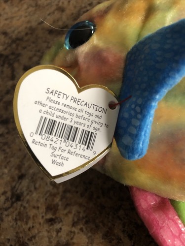 ARUBA the Colorful Fish-- BEANIE BABY WITH TAGS - Picture 5 of 7