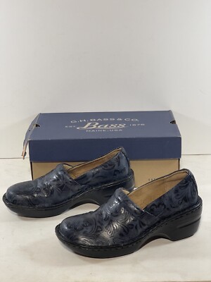 G.H. Bass & Co. Navy Shoe Box G.H. Bass & Co. Sheena Navy Pattern Shoes Cushion Step  main image 4