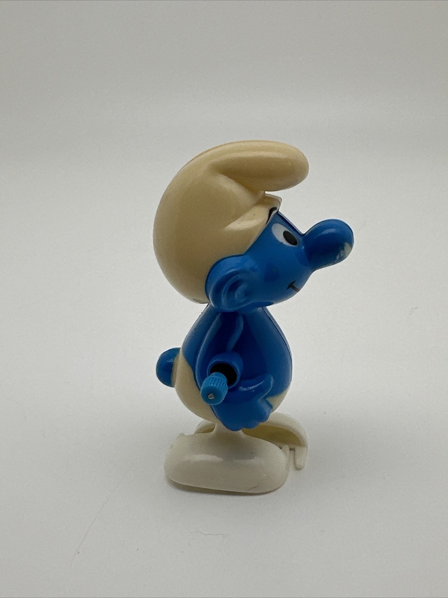 Peyo Walking Smurf Wind-up Toy Wallace Berrie Co Galoob 1980s….100