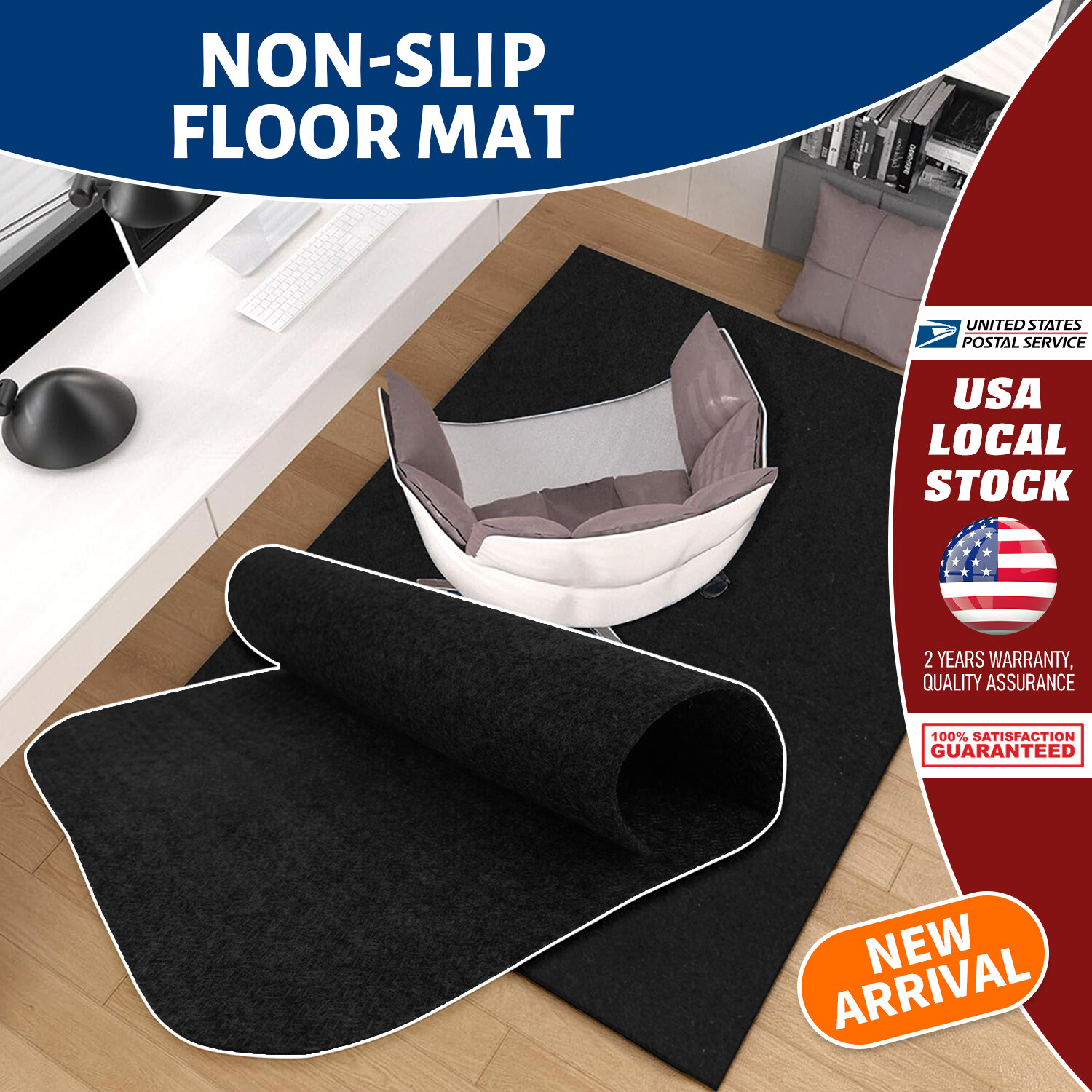 Office Chair Mat for Hardwood Floors Home Floor Protector Heavy Duty Easy Clean