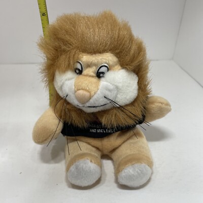 Drug Abuse Resistance Education D.A.R.E 6 inch Lion Plush Mascot Vintage