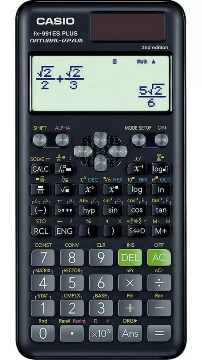 Calculatrice Scientifique CASIO FX-991ES Plus 2nd Edition BLEU