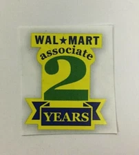 WALMART Second Year Associate Lapel Pin Quality Metal Brand New (Pin back)