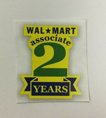 2 Years Pin WALMART Second Year Associate Lapel Pin Quality Metal Brand New (Pin ...