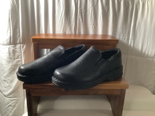 Eastland Newport 3181 Women’s Black Leather Casual Slip On Shoes New Sz 10.5W
