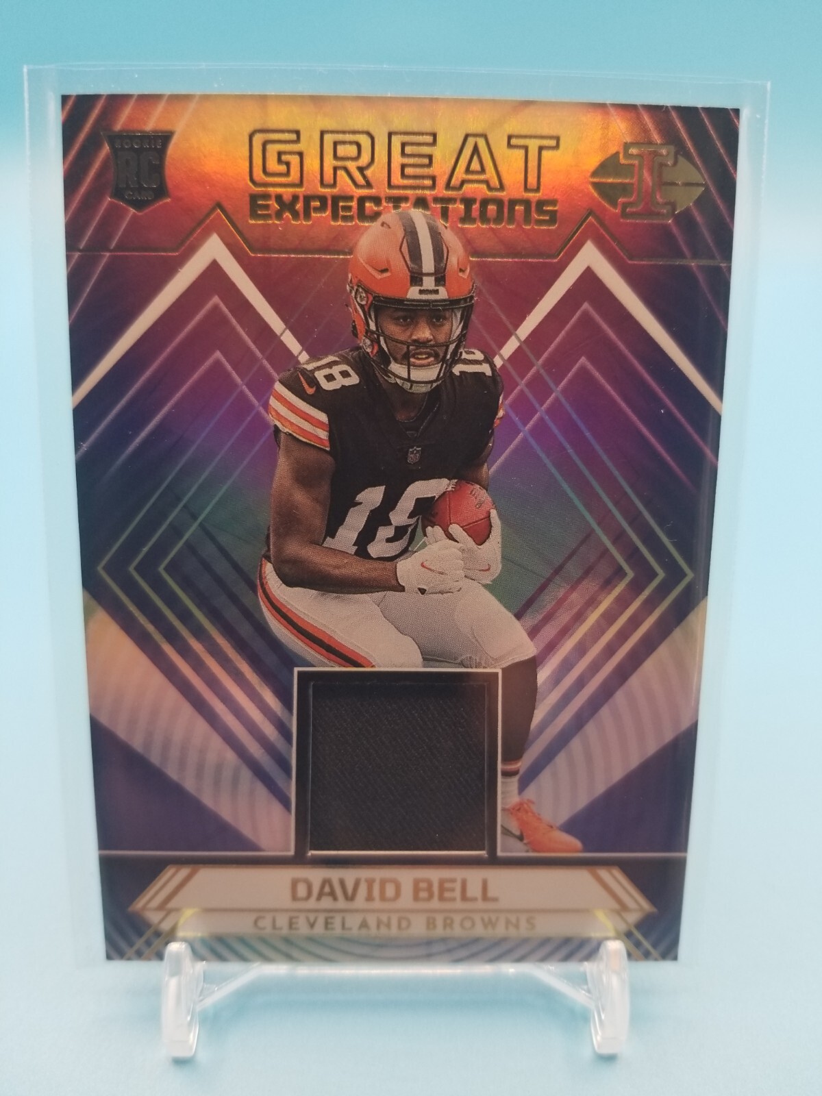 2022 Panini Illusions David Bell Great Expectations Rookie Patch Browns #GE-DB