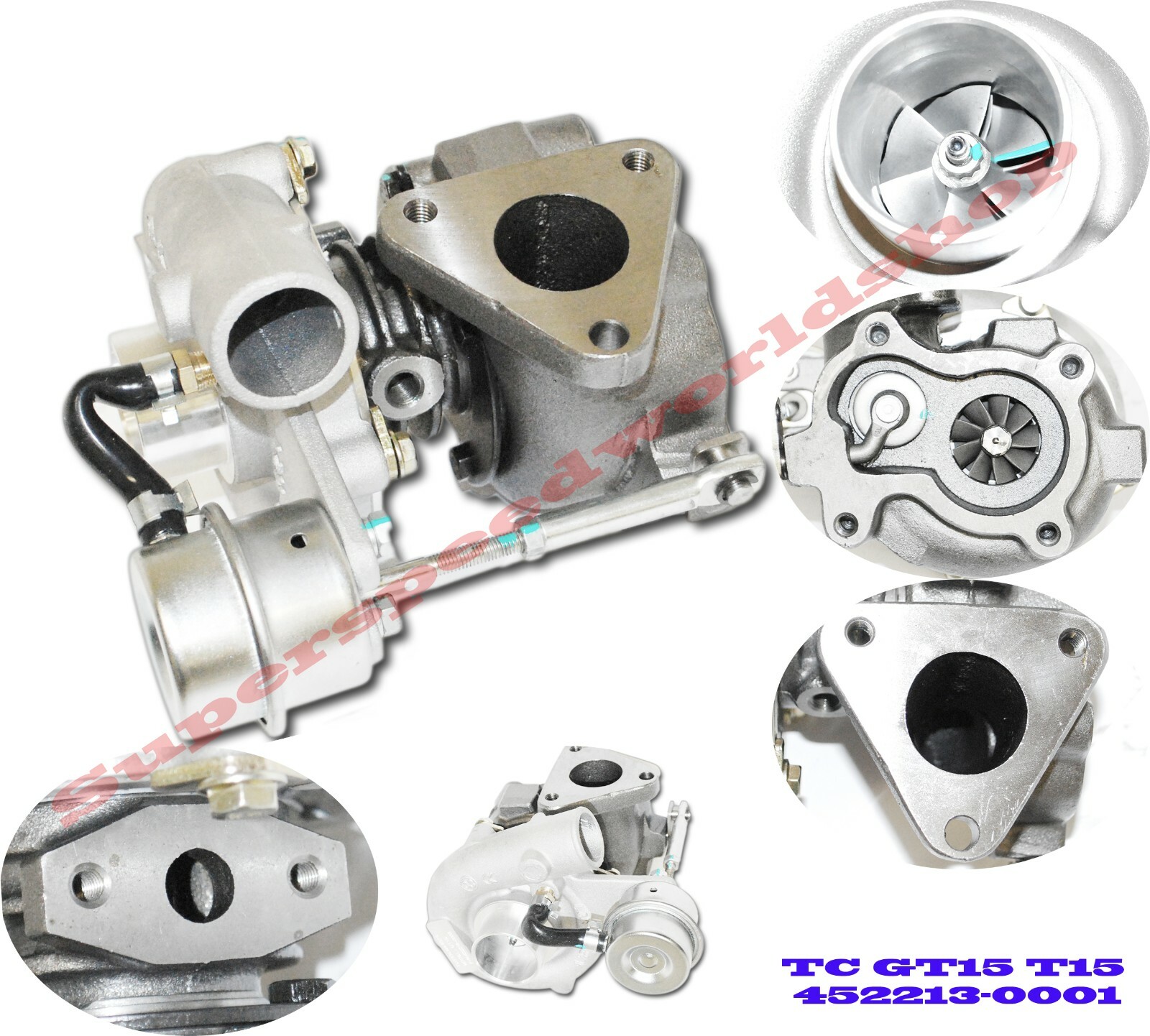 Motorcycle snowmobiles small turbo GT15 T15 452213-0001 Compress  