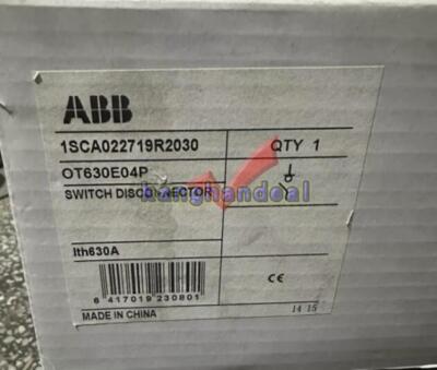 1PC NEW ABB Disconnect Switch OT630E04P new