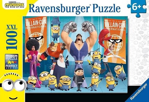 Minions The Rise Of Gru 100 XXL Piece Jigsaw Puzzle Ravensburger/2020 New/Sealed - Picture 2 of 2