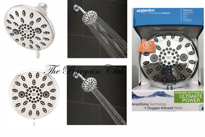 Oxygenics Switch Chrome 5-Spray Shower Head