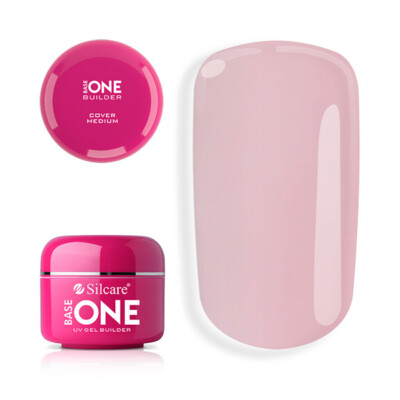 5902560554328 Base One Cover Medium maskujący żel UV do paznokci 50g Silcare