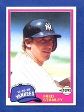 1981 TOPPS #281 FRED STANLEY