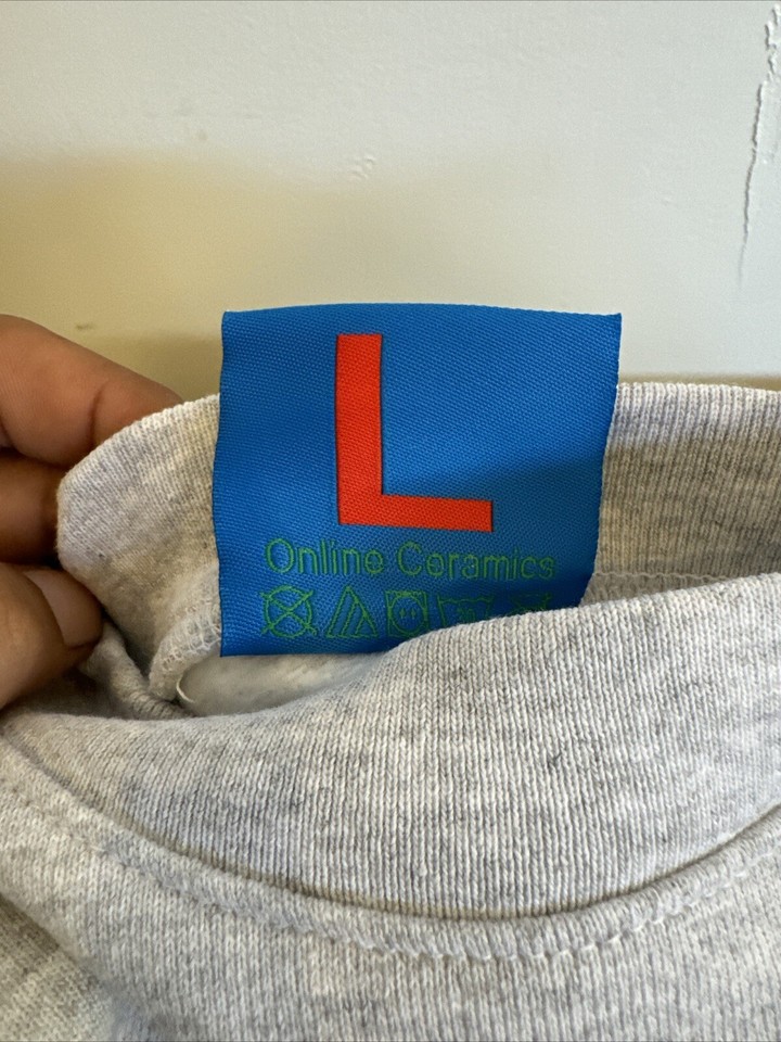 Online Ceramics x Texas Chainsaw Massacre Crewneck Sweatshirt Gray