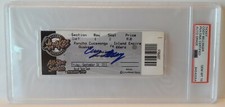Cody Bellinger Signed Quakes Ticket Stub PSA/DNA Dodgers Baseball MLB MVP
