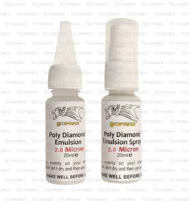 2.0 POLYDIAMANT EMULSION SPRAY LEDER STROP STROPPING SCHÄRFEN RASIERMESSER 