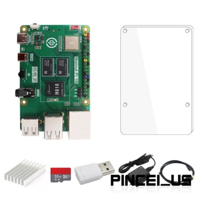 Walnut Pi 1B Development Board Kit Dual Band WiFi + Bluetooth5.0 H616 4-Core