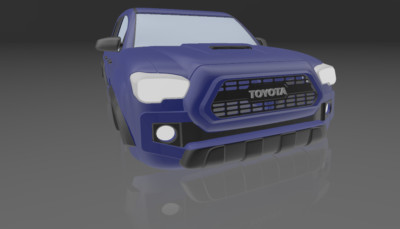 1/10 Scale RC Toyota Tacoma (Taco) body shell