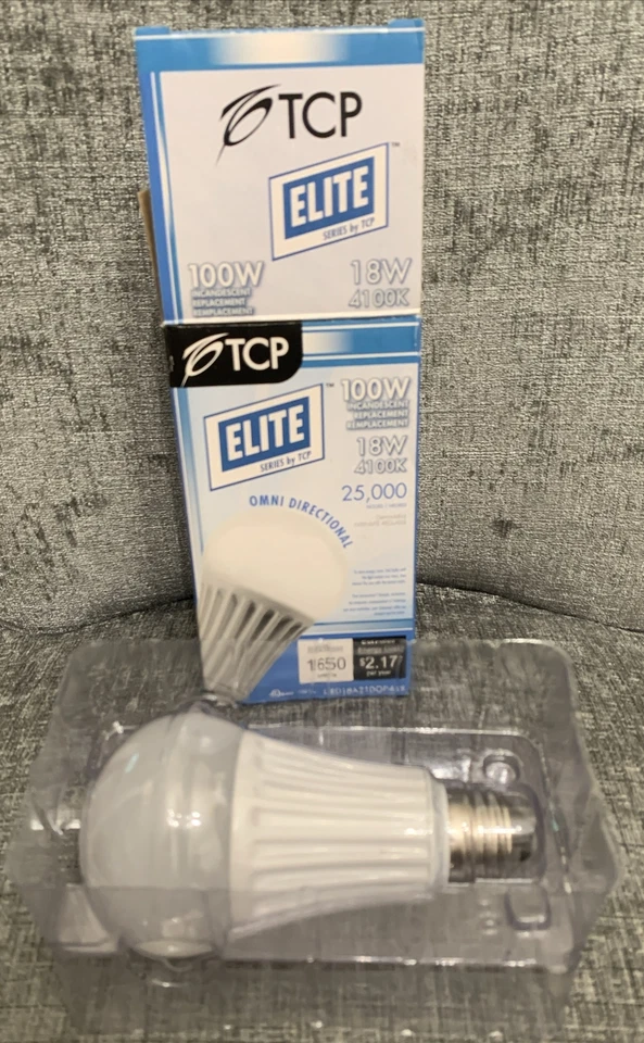 TCP Elite 75W Lightbulb 13W  2700K - Image 3 of 3