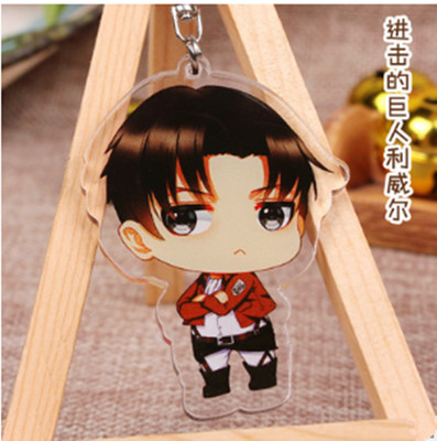 Japan Anime Attack on Titan Levi·Ackerman Acrylic Key Ring Pendant Keychain Gift | eBay