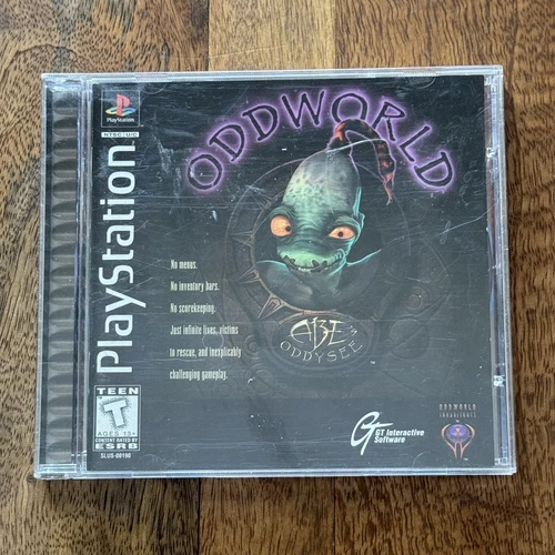 Oddworld: Abe's Oddysee (PlayStation 1 PS1) Black Label CIB w/ Reg – TESTED!