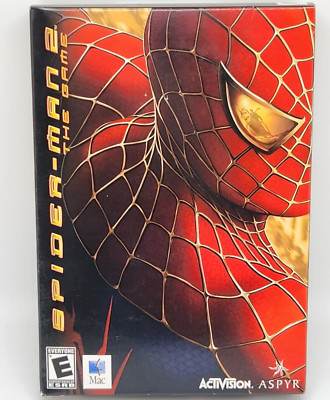 NEW SPIDER-MAN 2 THE GAME SEALED SMALL BOX MAC OS X MACINTOSH 2004 APPLE