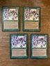 Gorilla Pack x4 NM+ NEVER PLAYED MTG Ice Age Magic 4x 1995 VINTAGE FAST SHIPPING