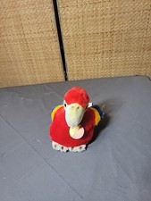Steiff Lori Parrot Macaw 1990s Plush ID Button Tags Vintage Bird