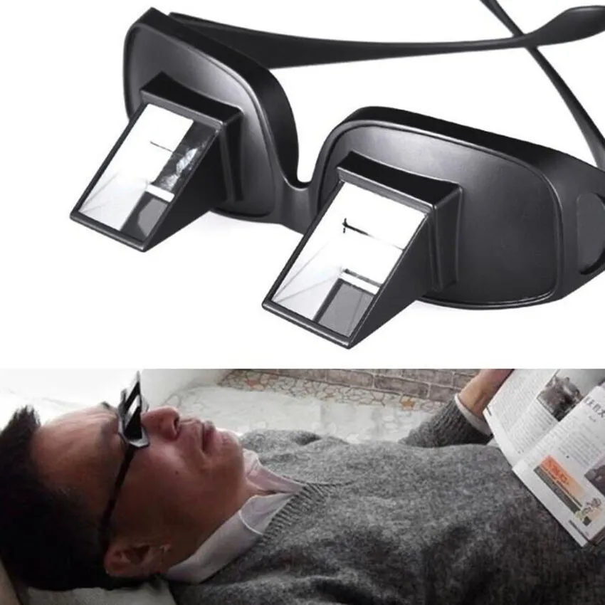 Lazy Glasses Bed Prism Spectacles High Definition Lie Down for Reading  Unisex