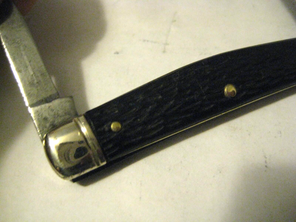 VINTAGE UNKNOWN MAKER DOUBLE BLADED POCKET KNIFE GOOD USED CONDITION eBay