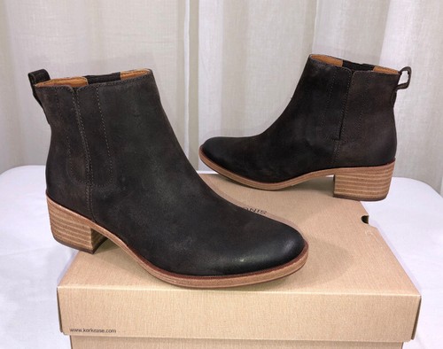 NUEVO EN CAJA Kork-Ease Mindo Chelsea Cuero/Botín Elástico EE. UU. 7.5 Marrón Oscuro Envejecido - Imagen 8 de 18