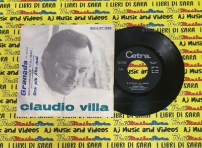 LP 45 7'' CLAUDIO VILLA Granada Ora more'che je 1966 italy CETRA 1320 no cd mc dvd