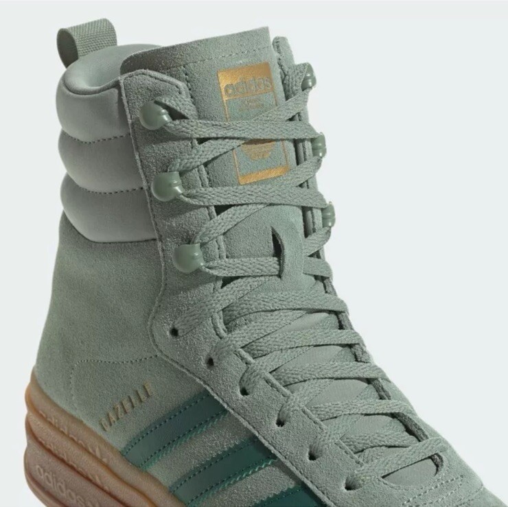 adidas gazelle silver green womens Adidas Unisex Gazelle Sneakers Silver Green/Off White/Wonder