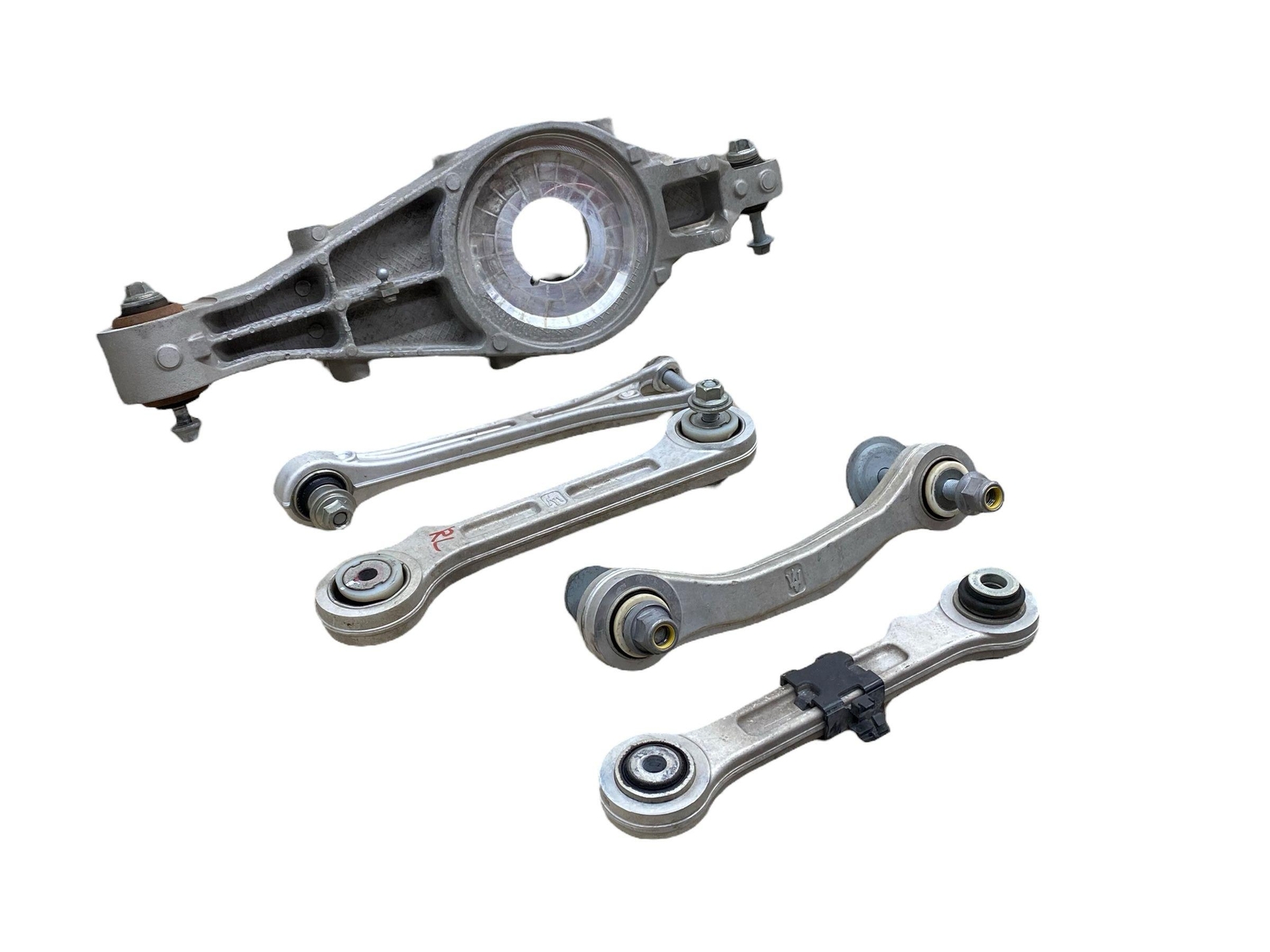 2017-2024 MASERATI LEVANTE OEM REAR LEFT DRIVER LOWER & UPPER CONTROL ARM SET x5