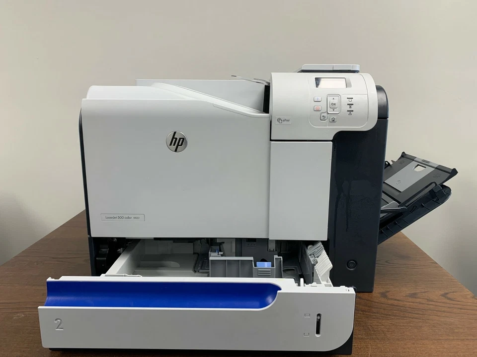 HP Color LaserJet M551N Printer CF081A | Low Page Count | Off-Lease - Image 3 of 4