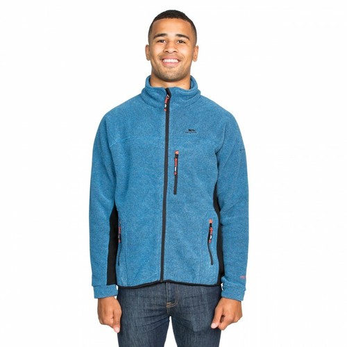 Trespass Mens Jynx Warm Fleece Jacket Full Zip Cardigan Casual Chest Pocket - Picture 8 of 22