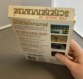 Nintendo NES Game The Magic Of Scheherazade Box w/ Manual & Map Vintage!