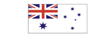 4" australian flag white ensign bumper sticker decal usa made